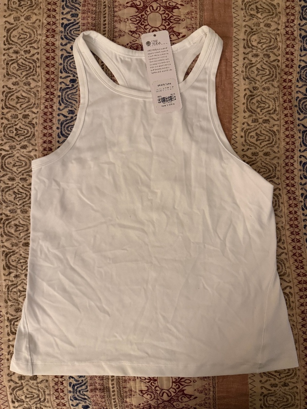 CRZYoga scoop neck tank top NWT